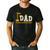 Happy Father's Day Construction For Son DAD Father's Day Men's Casual T-Shirt Black