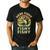 Here-Fishy Fishing Boy Large Mouth Bass Dad Men's Casual T-Shirt Black