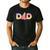 Ice Cream Dad 1st Birthday Matching Family Men's Casual T-Shirt Black