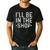 I'Ll Be In The Shop Mechanic Dad Joke Handyman Grandpa Men's Casual T-Shirt Black