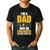 I'm A Dad And Engineer Father Day Engineering Men's Casual T-Shirt Black