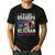 I'm A Dad Grandpa And Veteran Retro Papa Grandpa Men's Casual T-Shirt Black