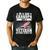 I'm A Dad Grandpa And A Veteran US Flag Veterans Day Men's Casual T-Shirt Black