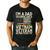 I'm A Dad Grandpa And A Vietnam Veteran Nothing Scares Me Men's Casual T-Shirt Black I'm A Dad Grandpa And A Vietnam Veteran Nothing Scares Me Men's Casual T-Shirt Black