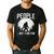 Introvert Bigfoot People Not A Big Fan Dad Joke Men's Casual T-Shirt Black