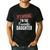 It's Official I'm The Favorite Daughter From Dad Mom Men's Casual T-Shirt Black