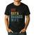 IVF Got a Badass Wife IVF Dad Transfer Day Infertility Men's Casual T-Shirt Black