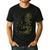 JROTC Dad United States Distressed Camo w US Flag Men's Casual T-Shirt Black JROTC Dad United States Distressed Camo w US Flag Men's Casual T-Shirt Black
