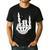 Just A Dad Who Always Came Back 2 Sided Skeleton Men's Casual T-Shirt Black
