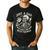 Just A Dad Who Always Came Back Skeleton Fathers Day Men's Casual T-Shirt Black