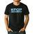 K-Pop Security Mom Dad Kids Birthday Concert Staff Men's Casual T-Shirt Black