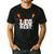 Leg Rest Naughty Dad Joke Vagitarian Lesbian Men's Casual T-Shirt Black