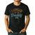 Leveled Up To Daddy Father To Be New Dad Men's Casual T-Shirt Black