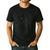 Line Art Dad Mom Dog Bichon Frise Men's Casual T-Shirt Black