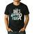 Lung Cancer Dad Ribbon Men's Casual T-Shirt Black