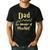 Magical Dad Manager Of Mischief Birthday Family Matching Men's Casual T-Shirt Black