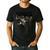 Mallard Duck Hunting Camo Easily Distracted Duck Dad Men's Casual T-Shirt Black