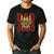 Marvel Iron Man Dad I Love You 3000 Text Fill Father's Day Small Men's Casual T-Shirt Black