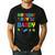 Master Builder Birthday Boy's Daddy Building Bricks Blocks Men's Casual T-Shirt Black