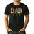 Master Builder Dad Birthday Boy Building Bricks Blocks Daddy Men's Casual T-Shirt Black