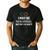 I May Be Non Verbal But My Dad Ain't Autism Pride Men's Casual T-Shirt Black