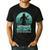 Mermaid Security Vintage Birthday Party Dad Father Day Men's Casual T-Shirt Black