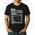 Miftees Fathers Day Tees Dad Nutrition Facts Men's Casual T-Shirt Black