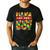 Mom And Dad Mama Birthday Boy Building Bricks Family Party Men's Casual T-Shirt Black