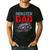 Monster Truck Dad Father's Day Men Men's Casual T-Shirt Black