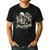 Mustache Dad Father’s Day Save A Horse Ride A Mustache Men's Casual T-Shirt Black