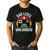 New Dad Shirt Dad Level 4 Unlocked For 4 Kids Gaming Men's Casual T-Shirt Black
