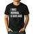 I Was Normal 6 Kids Ago Mom Of Six Dad Of 6 Children Fun Men's Casual T-Shirt Black