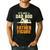 Not Dad BOD Its A Father Figure Fathers Day Daddy Papa Men's Casual T-Shirt Black