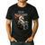 Old Buzzard Bird Old Man Grandpa Recliner Dads Joke Men's Casual T-Shirt Black