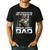 I Once Protected Him Now He Protects Me Proud Army Dad Men's Casual T-Shirt Black
