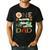 One Happy Dad Camper 1st Birthday Boy Camping Bear Men's Casual T-Shirt Black