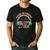 One Happy Dad First Birthday Camping Matching Family Party Men's Casual T-Shirt Black