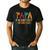 Papa If He Can't Fix It No One Can Father's Day Dad Grandpa Men's Casual T-Shirt Black