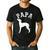 Papa ITALIAN GREYHOUND For Dad Men's Casual T-Shirt Black