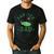 The Par Tee Dad Hole In One Golf Parents Matching Family Men's Casual T-Shirt Black
