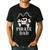 Pirate Father Pirate Dad Halloween Men's Casual T-Shirt Black