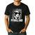 Pitbull Dad Men Pitbull Lover For Dog Dad American Flag Men's Casual T-Shirt Black