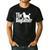 Poodle The Dogfather Cool Dog Daddy Dad Papa Father Men Kids Men's Casual T-Shirt Black