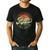 Pops Like a Grandpa Only Cooler Vintage Retro Pops Dad Men's Casual T-Shirt Black
