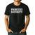 Princess Security Matching Boys Dad Mom Vintage Birthday Men's Casual T-Shirt Black