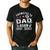 Promoted To Dad Again Est 2026 Vintage Dad Men's Casual T-Shirt Black Promoted To Dad Again Est 2026 Vintage Dad Men's Casual T-Shirt Black