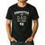Promoted To Dad Est 2026 For Men Fathers Matching Men's Casual T-Shirt Black