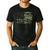 Promoted To Daddy Est 2026 Camo USA Flag New Dad 2026 Men's Casual T-Shirt Black