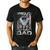 Proud Air Force Dad Shirt Military Family Fathers Day Men's Casual T-Shirt Black