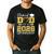 Proud Dad Of A 2026 Graduate Senior 2026 Grad Family Men's Casual T-Shirt Black Proud Dad Of A 2026 Graduate Senior 2026 Grad Family Men's Casual T-Shirt Black